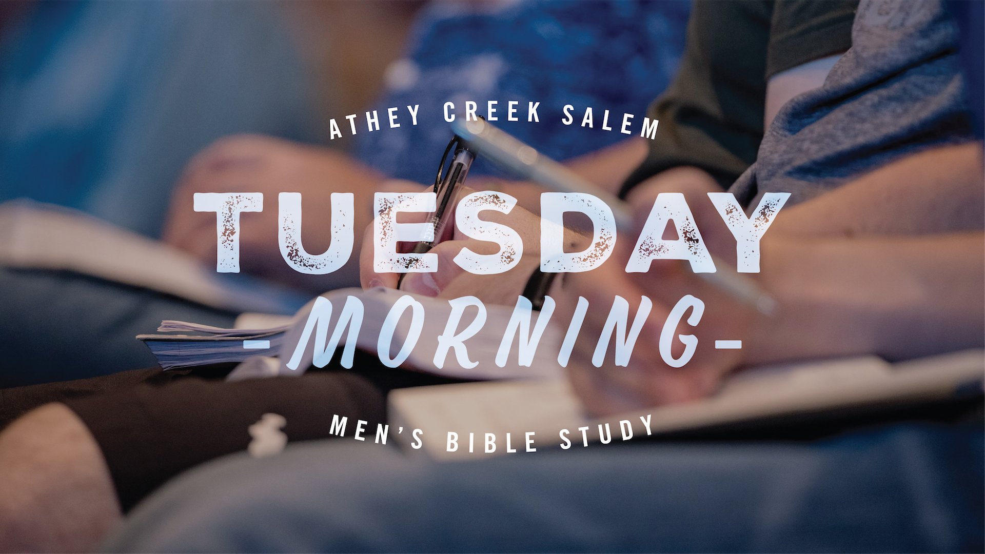 Poster for Tuesday Morning Men's Study