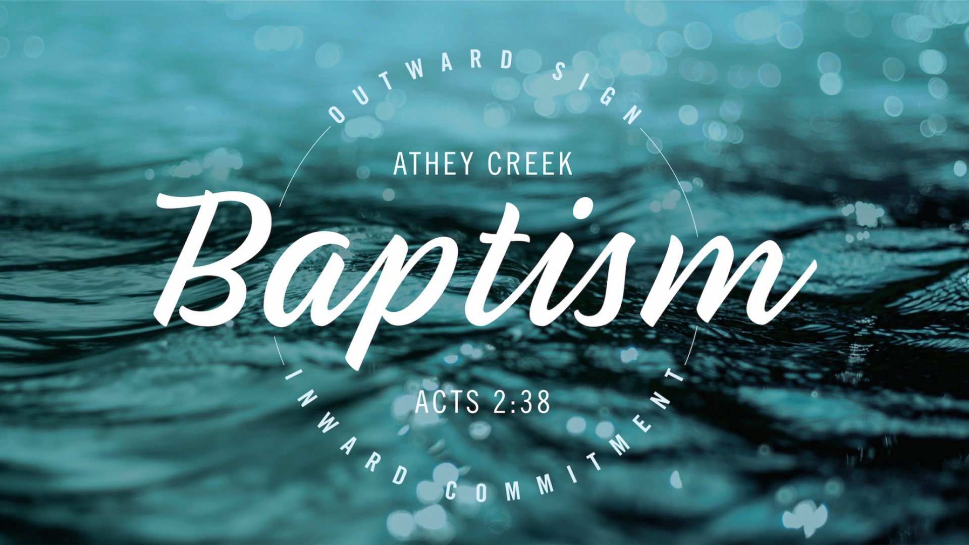 Poster for Baptism (West Linn)