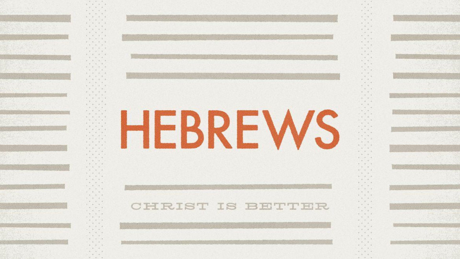 Teaching artwork for Hebrews
