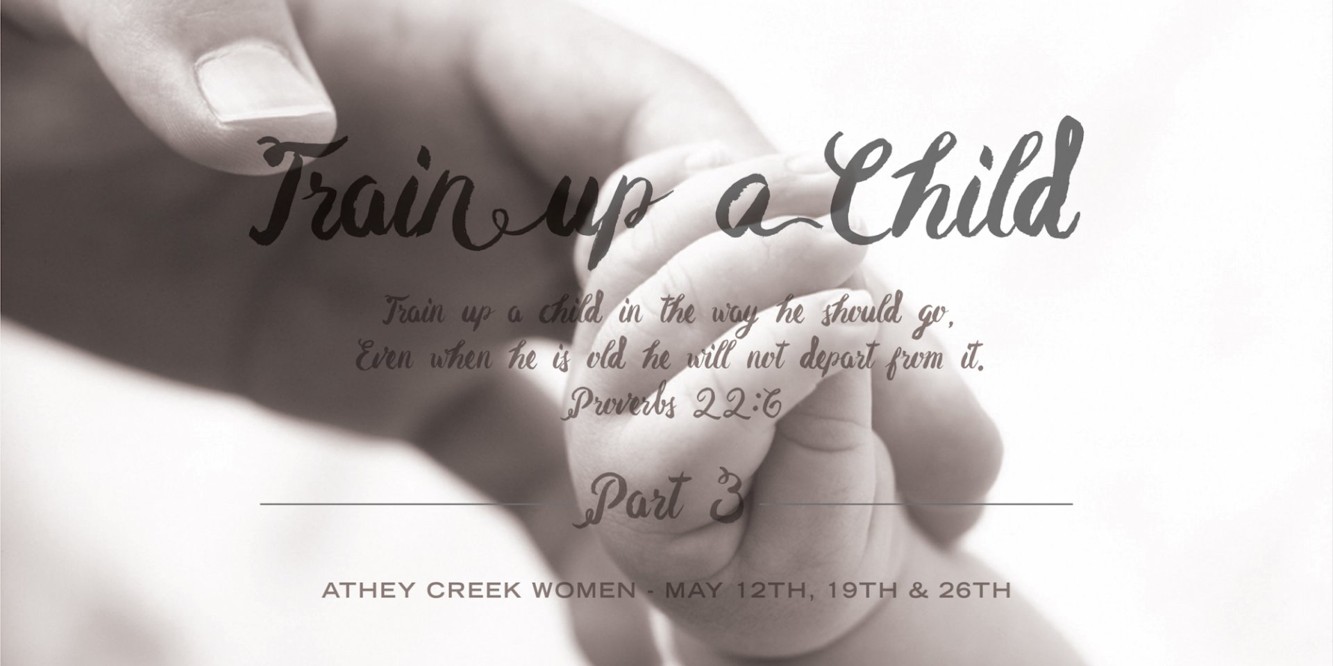 Poster forTrain Up A Child | Treasuring God In Your Everyday Life